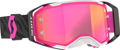 SCOTT Prospect 2.0 Zebra Goggle with Pink Chrome Lens - Black and Pink Frame