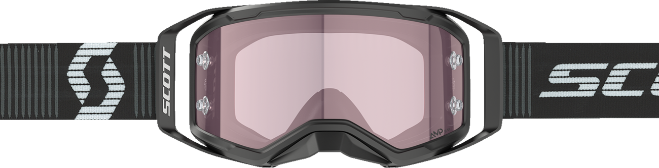 SCOTT Prospect 2.0 Amp Goggle with Rose Lens – Black/White Frame, Part 4214691007352