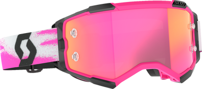 SCOTT Fury Goggle Pink/Black with Pink Chrome Lens - Model 2728281665340