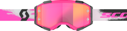 SCOTT Fury Goggle Pink/Black with Pink Chrome Lens - Model 2728281665340