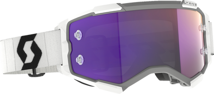 SCOTT Fury Goggle - White/Black with Purple Chrome Lens Part 2728281035281