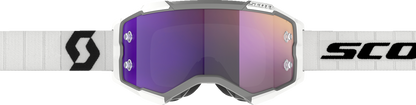 SCOTT Fury Goggle - White/Black with Purple Chrome Lens Part 2728281035281