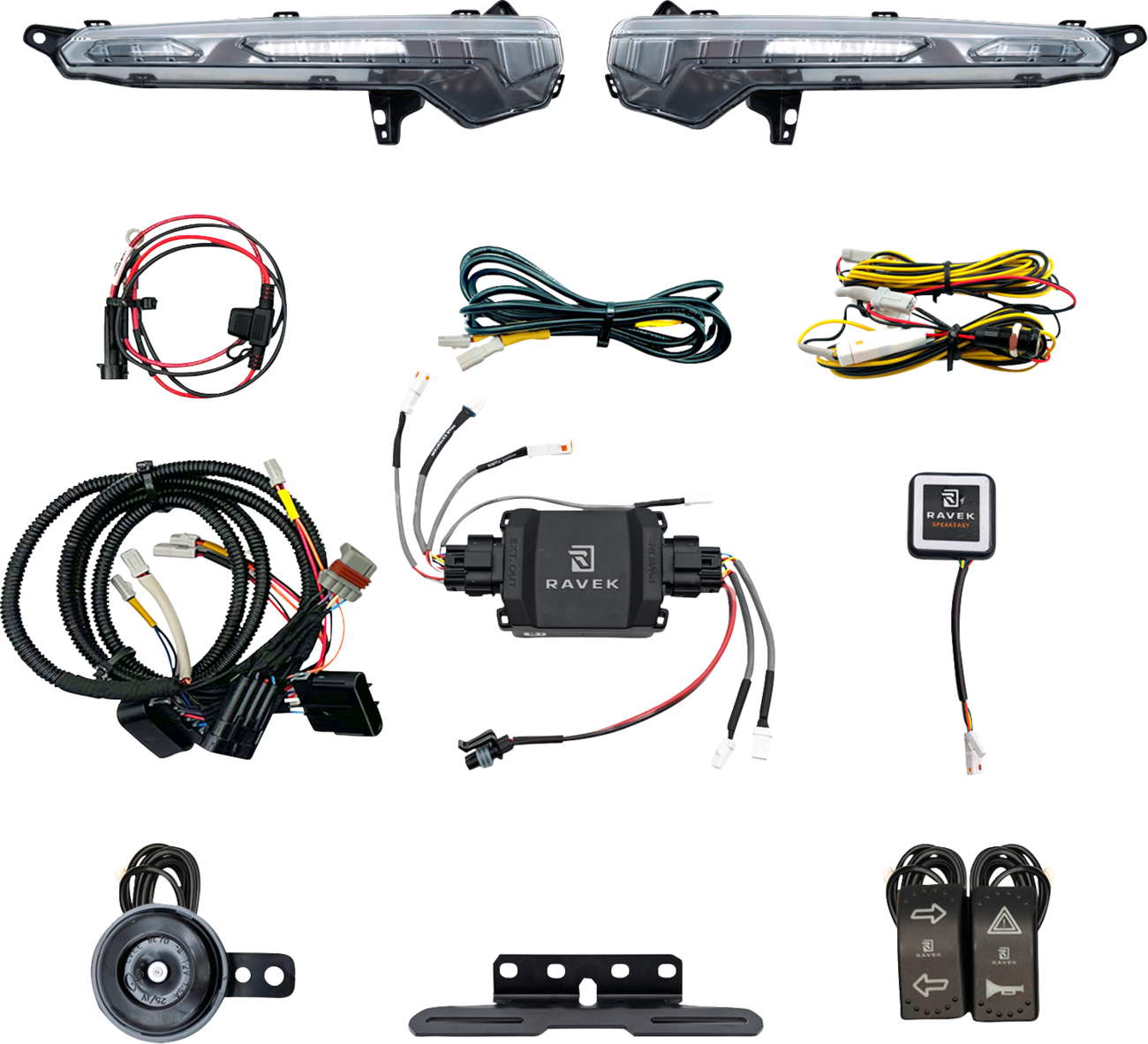 RAVEK Signature Gen3 Speakeasy™ Turn Signal Kit for Can-Am Defender HD11 (Part 65-2019SR)