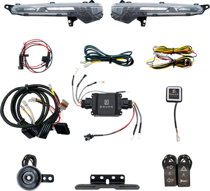 RAVEK Signature Gen3 Speakeasy™ Turn Signal Kit for Can-Am Defender HD11 (Part 65-2019SR)