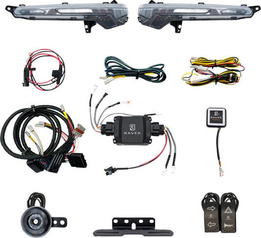 RAVEK Signature Gen3 Speakeasy™ Turn Signal Kit for Can-Am Defender HD11 (Part 65-2019SR)