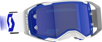 SCOTT Prospect 2.0 AMP Chrome Goggle - Doppler White/Blue with Blue Chrome Lens Part 4214788208349