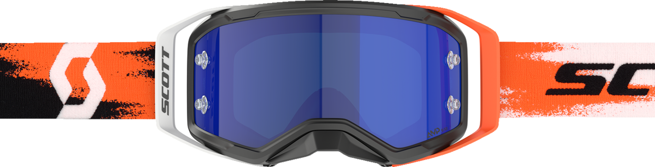 SCOTT Prospect 2.0 Amp Goggle – Black/Neon Orange with Blue Chrome Lens, Part 4214785039349