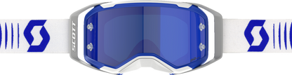 SCOTT Prospect 2.0 AMP Chrome Goggle - Doppler White/Blue with Blue Chrome Lens Part 4214788208349