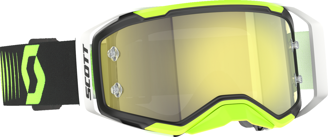 SCOTT Prospect 2.0 Goggle - Doppler Black/Neon Yellow with Yellow Chrome Lens Part 4214718209289