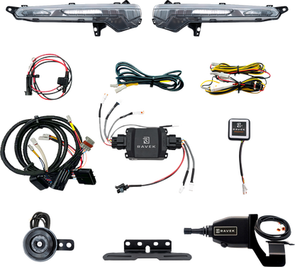 RAVEK Signature Gen3 Speakeasy Turn Signal Kit for Can-Am Defender HD11 – Part 65-2019SL