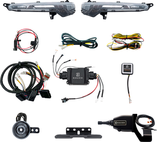 RAVEK Signature Gen3 Speakeasy Turn Signal Kit for Can-Am Defender HD11 – Part 65-2019SL