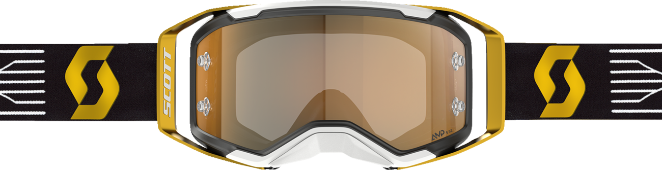 SCOTT Prospect 2.0 AMP Chrome Goggle - Black/Gold with Gold Chrome Lens