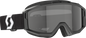 SCOTT Split OTG Sand Dust Goggle - Black/White with Dark Gray Lens (Part No. 2855381007053)