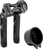 ARLEN NESS Wayback Risers - Method 10" with 4" Round Gauge, Black (Part #520-071)