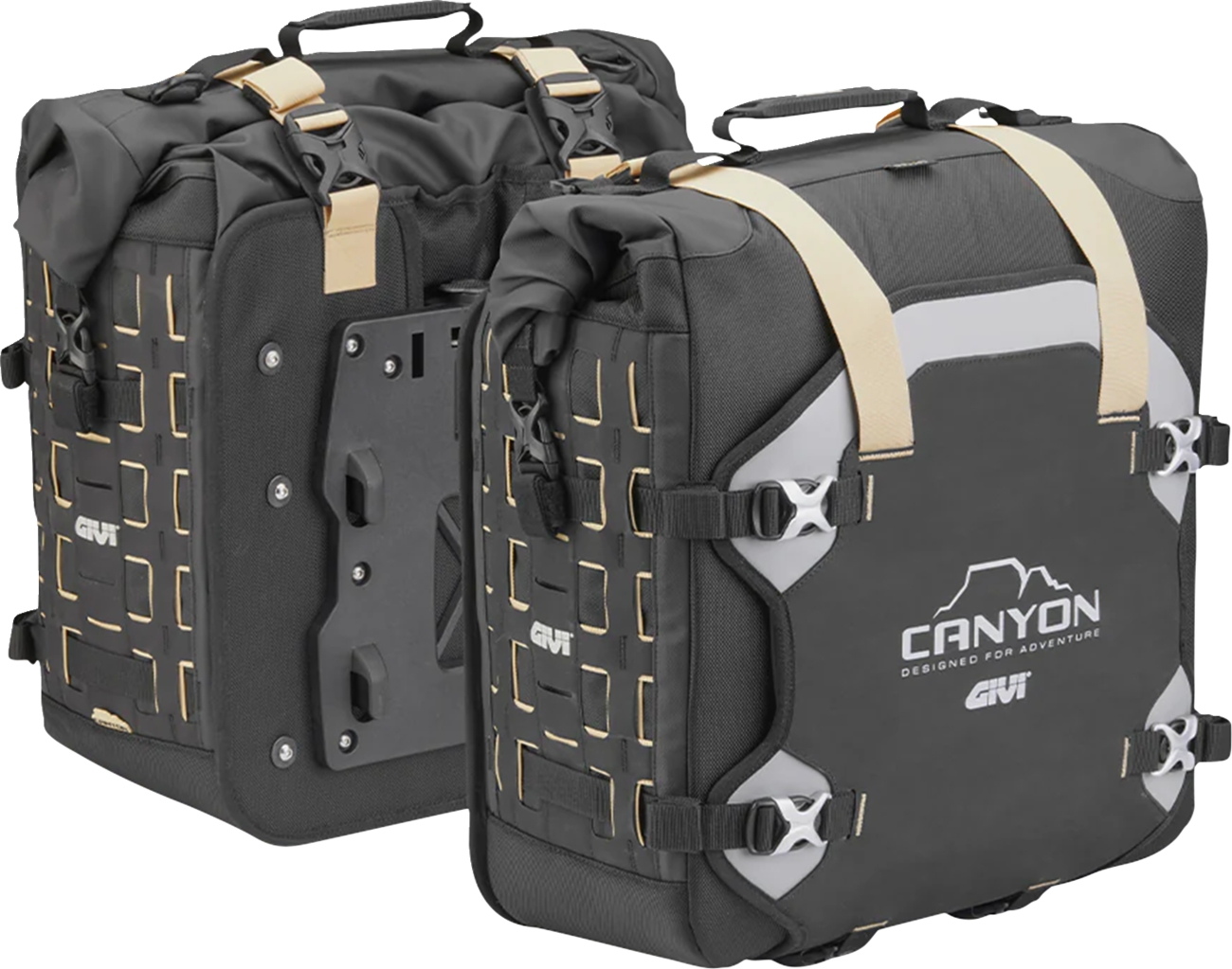 GIVI Gravel-T Saddlebags 35 Liter GRT709B – Waterproof Off-Road Side Bags with Unifit System