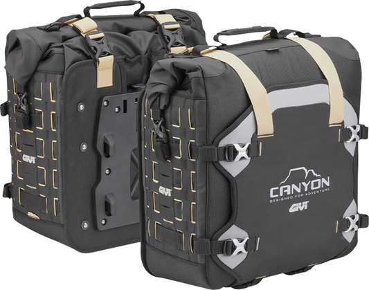 GIVI Gravel-T Saddlebags 35 Liter GRT709B – Waterproof Off-Road Side Bags with Unifit System