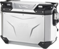 GIVI Outback Evo Side Case - Left - 37 Liter Silver Anodized OBKEV37AAL