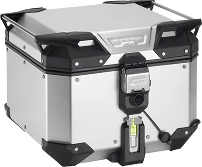 GIVI Outback Evo Top Case - 42 Liter Anodized Silver OBKEV42AA