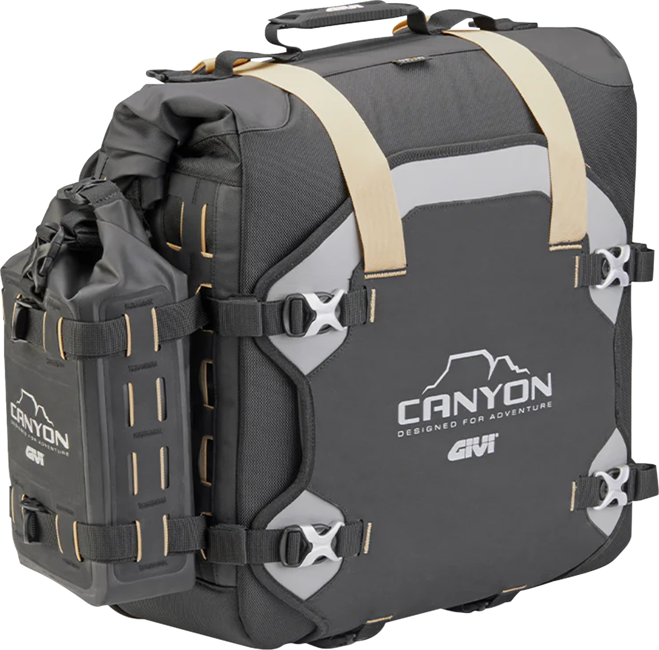 GIVI Gravel-T Saddlebags 35 Liter GRT709B – Waterproof Off-Road Side Bags with Unifit System