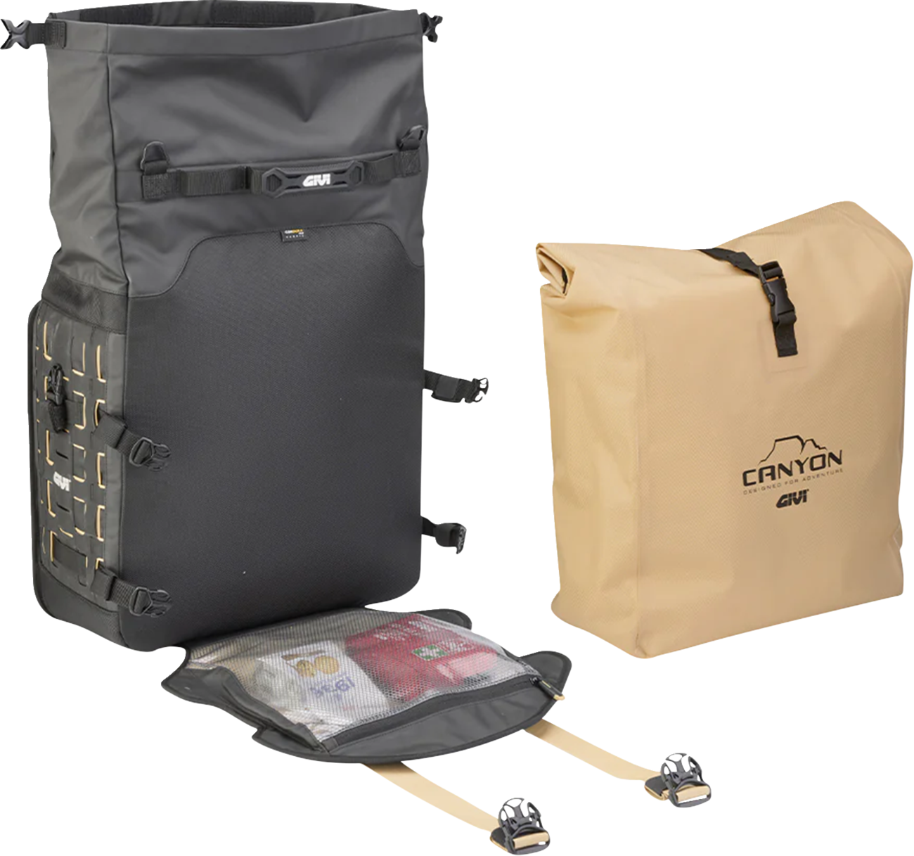 GIVI Gravel-T Saddlebags 35 Liter GRT709B – Waterproof Off-Road Side Bags with Unifit System