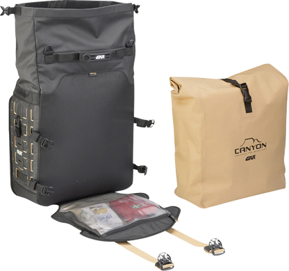 GIVI Gravel-T Saddlebags 35 Liter GRT709B – Waterproof Off-Road Side Bags with Unifit System