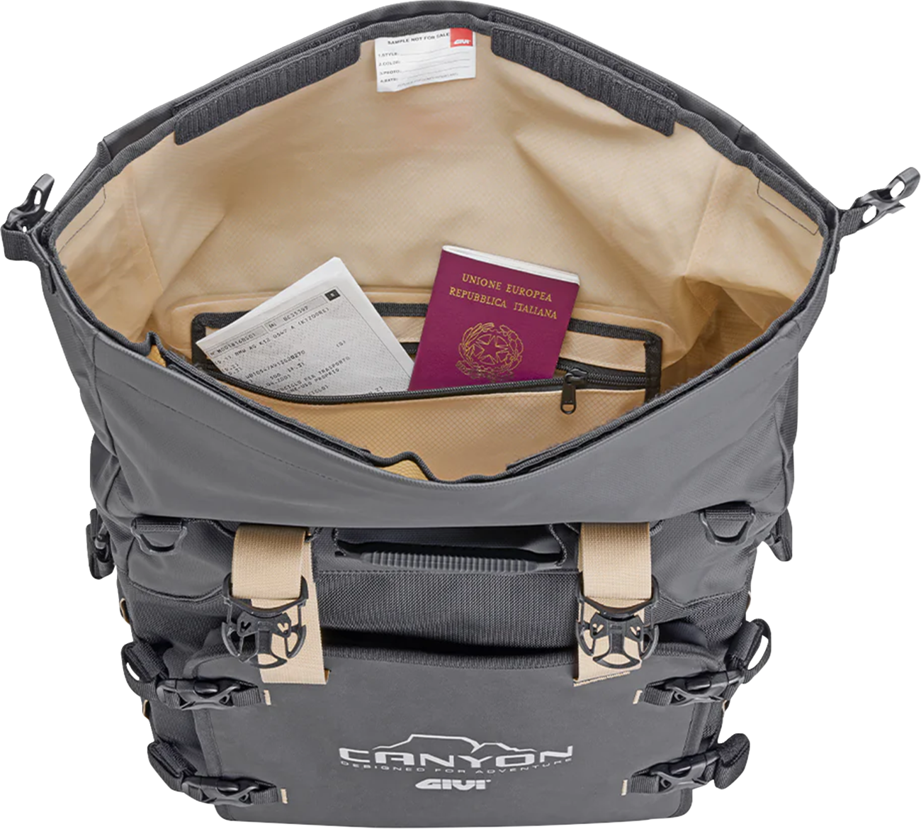 GIVI Canyon Saddlebags - 25 Liter Side Bags for Off-Road Adventures GRT720B
