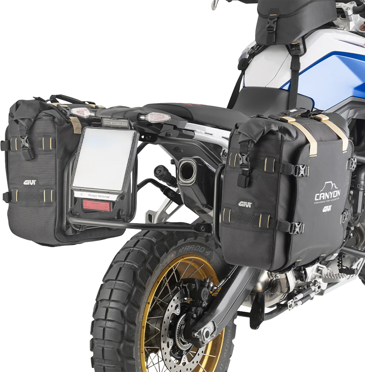 GIVI Canyon Saddlebags - 25 Liter Side Bags for Off-Road Adventures GRT720B