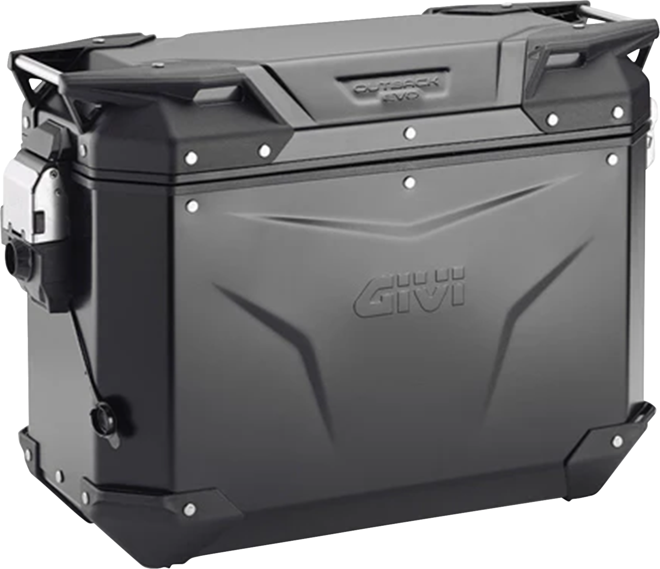 GIVI Outback Evo Side Case - Right - 37 Liter - Black (Part Number: OBKEV37BR)