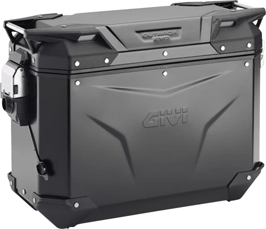 GIVI Outback Evo Side Case - Right - 37 Liter - Black (Part Number: OBKEV37BR)
