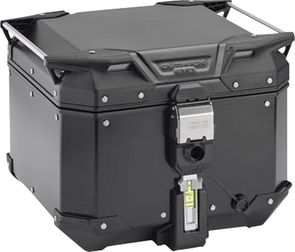 GIVI Outback Evo Top Case 42L Black OBKEV42B – Durable Aluminum Motorcycle Luggage