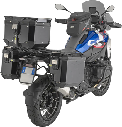GIVI Outback Evo Top Case 42L Black OBKEV42B – Durable Aluminum Motorcycle Luggage