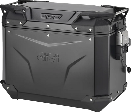 GIVI Outback Evo Side Case - Left - 44 Liter - Black (Part Number OBKEV44BL)