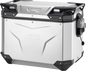 GIVI Outback Evo Side Case - Left - 48 Liter Silver Anodized OBKEV48AAL