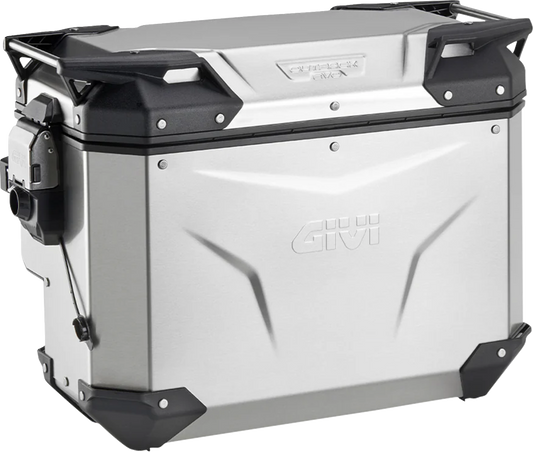 GIVI Outback Evo Side Case - Right - 40 Liter - Silver OBKEVS40AR