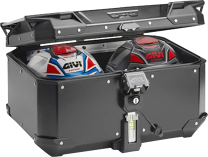GIVI Outback Evo Top Case 58 Liter OBKEV58B – Durable Aluminum Motorcycle Storage