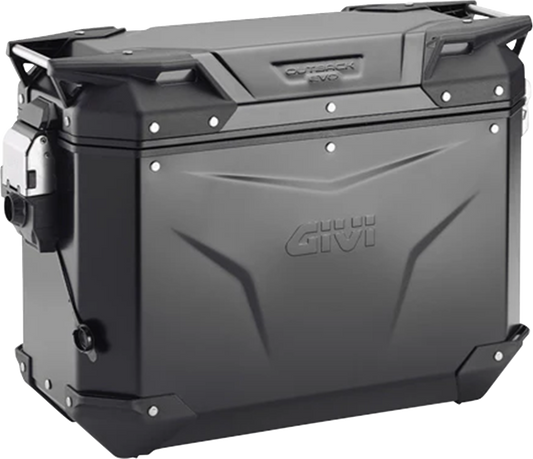 GIVI Outback Evo Side Case - Left - 37 Liter - Black OBKEV37BL