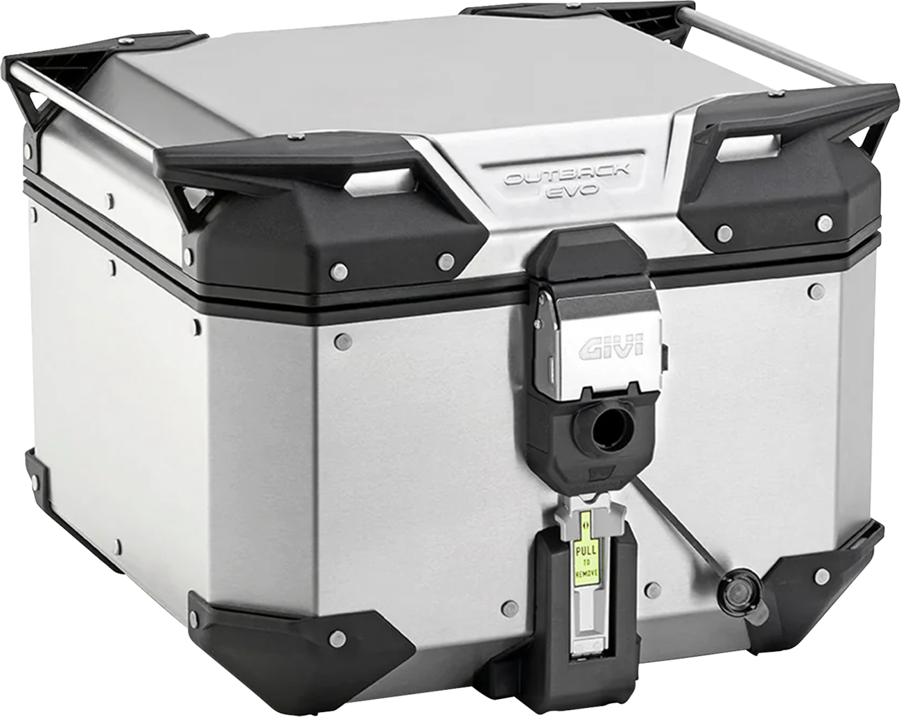 GIVI Outback Evo Top Case - 42 Liter Silver OBKEV42A