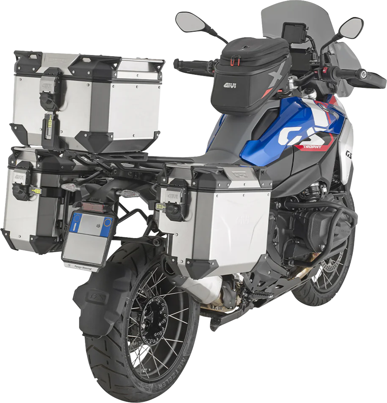 GIVI Outback Evo Top Case - 42 Liter Silver OBKEV42A