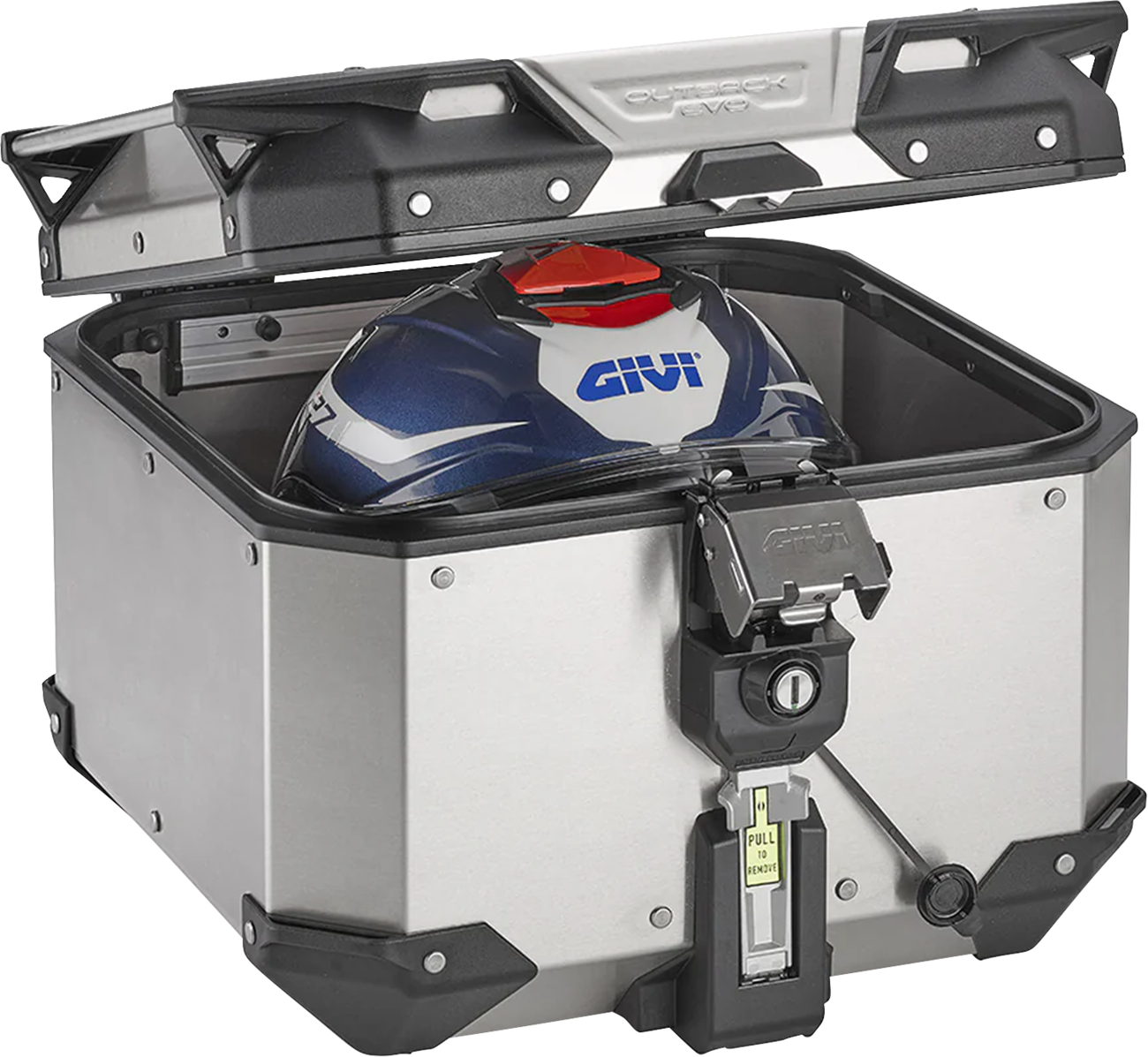 GIVI Outback Evo Top Case - 42 Liter Silver OBKEV42A