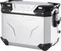 GIVI Outback Evo Side Case - Right - 44 Liter - Silver Anodized (Part Number: OBKEV44AAR)
