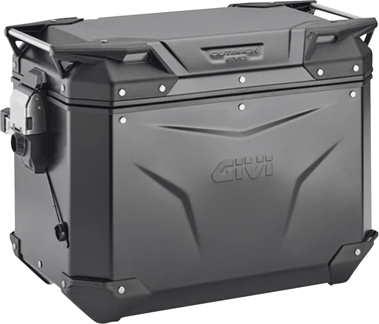 GIVI Outback Evo Side Case - Left - 48 Liter Black (Part Number OBKEV48BL)