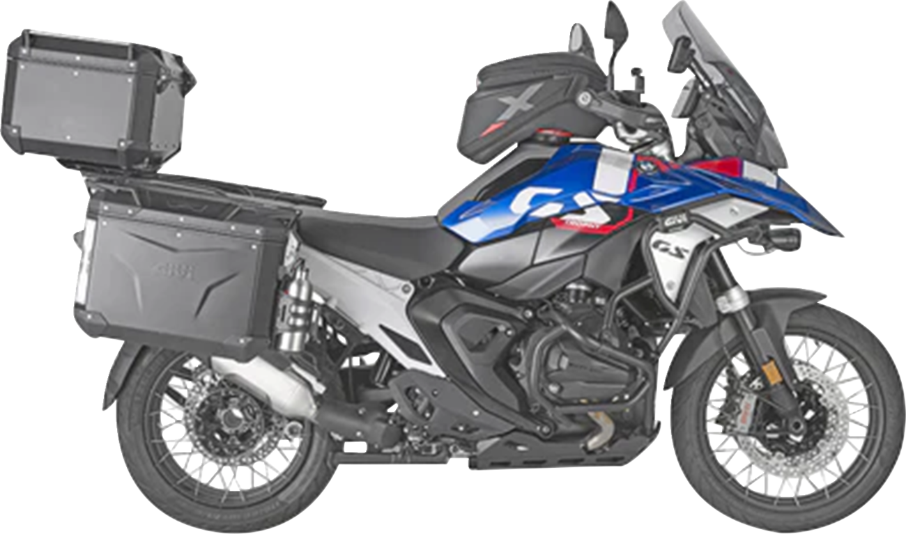 GIVI Outback Evo Side Case - Left - 48 Liter Black (Part Number OBKEV48BL)