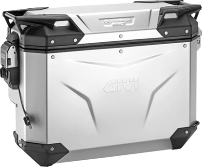 GIVI Outback Evo Side Case - Right - 33 Liter Silver Anodized OBKEVS33AAR