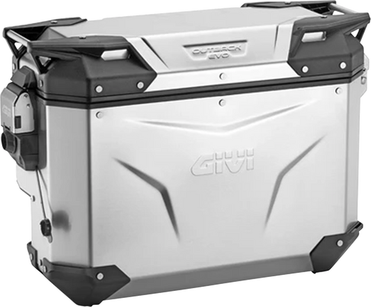 GIVI Outback Evo Side Case - Right - 33 Liter Silver OBKEVS33AR