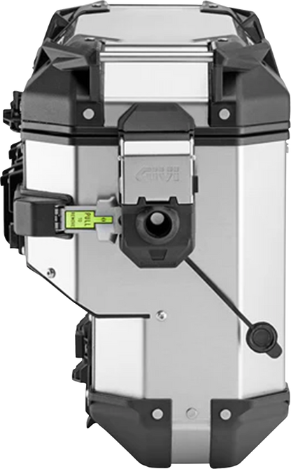 GIVI Outback Evo Side Case - Right - 33 Liter Silver OBKEVS33AR