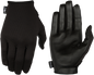 THRASHIN SUPPLY CO. Stealth Leather Palm Gloves - Black - XL SLG-01-011