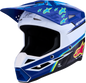 ALPINESTARS Youth SM3 Helmet - Falcon - Blue/White/Black/Pink Fluo - Large 8301327-7347- YL