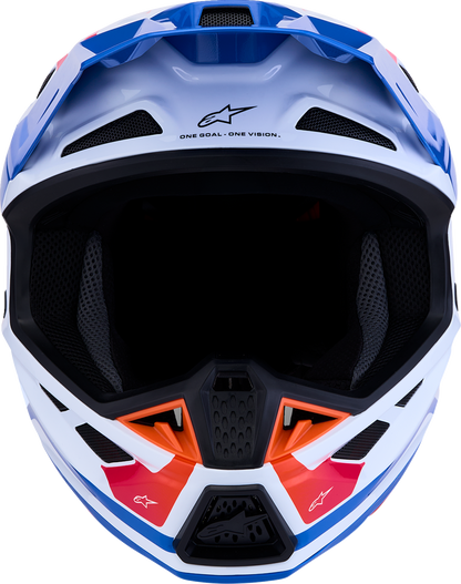 ALPINESTARS SM7 Helmet - Core - White/Blue/Orange/Pink - 2XL 8301826-2088-2X