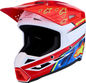 ALPINESTARS Youth SM3 Helmet - Falcon - Red Fluo/White/Blue/Yellow Fluo - Medium 8301327-3206- YM