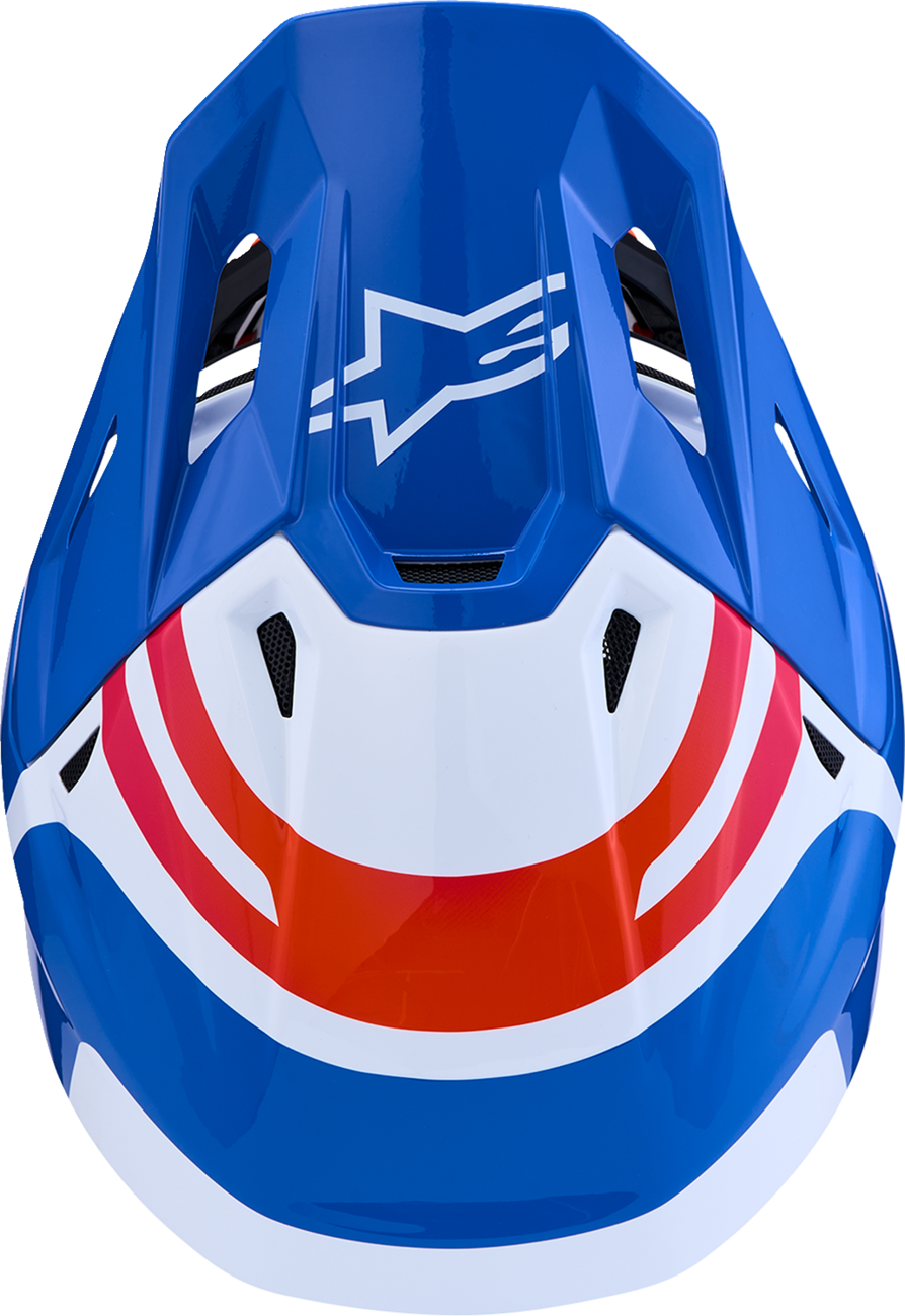 ALPINESTARS SM7 Helmet - Core - White/Blue/Orange/Pink - 2XL 8301826-2088-2X